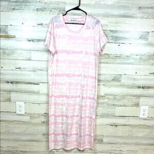 Kikit Abstract Print Super Soft T-shirt Maxi Dress Women’s Size XLARGE XL